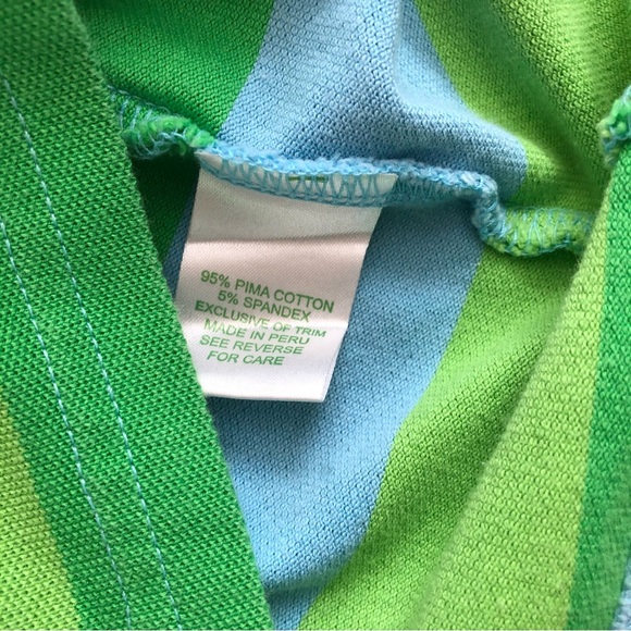 Lilly Pulitzer Strapless Dress Green Blue Small - Picture 3 of 4